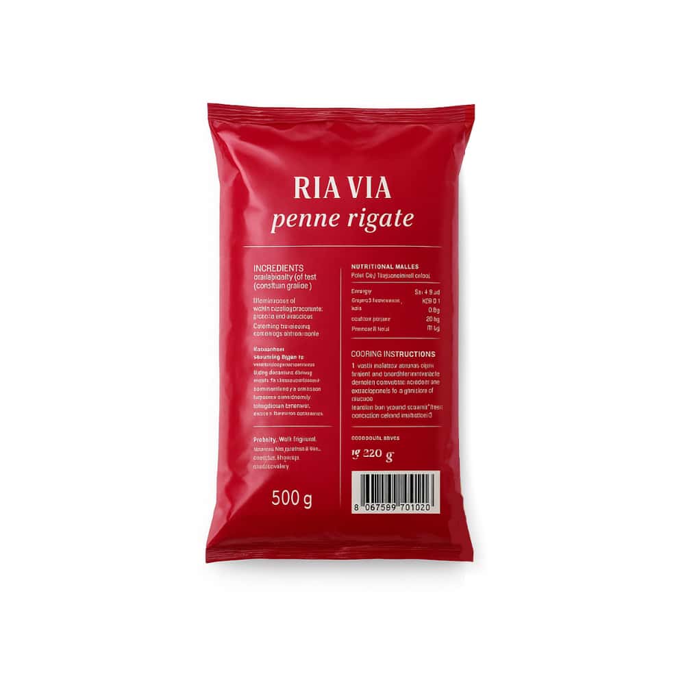 Pasta penne Riavia (500 g / 1.10 lb) - Miniatura 3