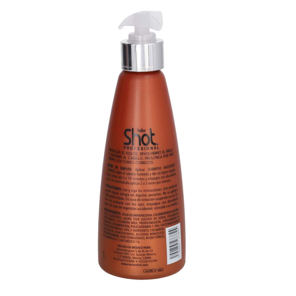 Champú matizador cobrizo Kolor Shot (300 ml / 10.14 fl oz) - Miniatura 2