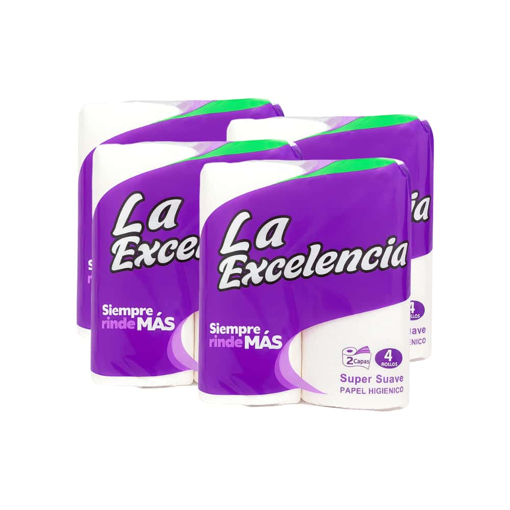 Papel sanitario La Excelencia (4 x 4 U) - Miniatura 1