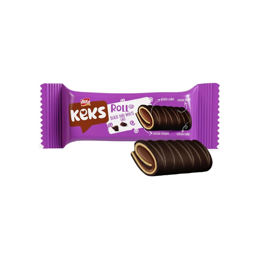 Pastelito enrollado con crema de cacao Keks Bifa (50 g / 1.76 oz) - Miniatura 1