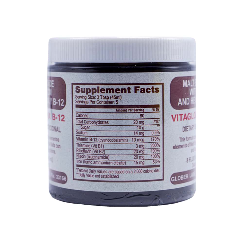Extracto de malta con hemoglobina y B-12 Nature Plus (240 ml / 8 fl oz) - Miniatura 2