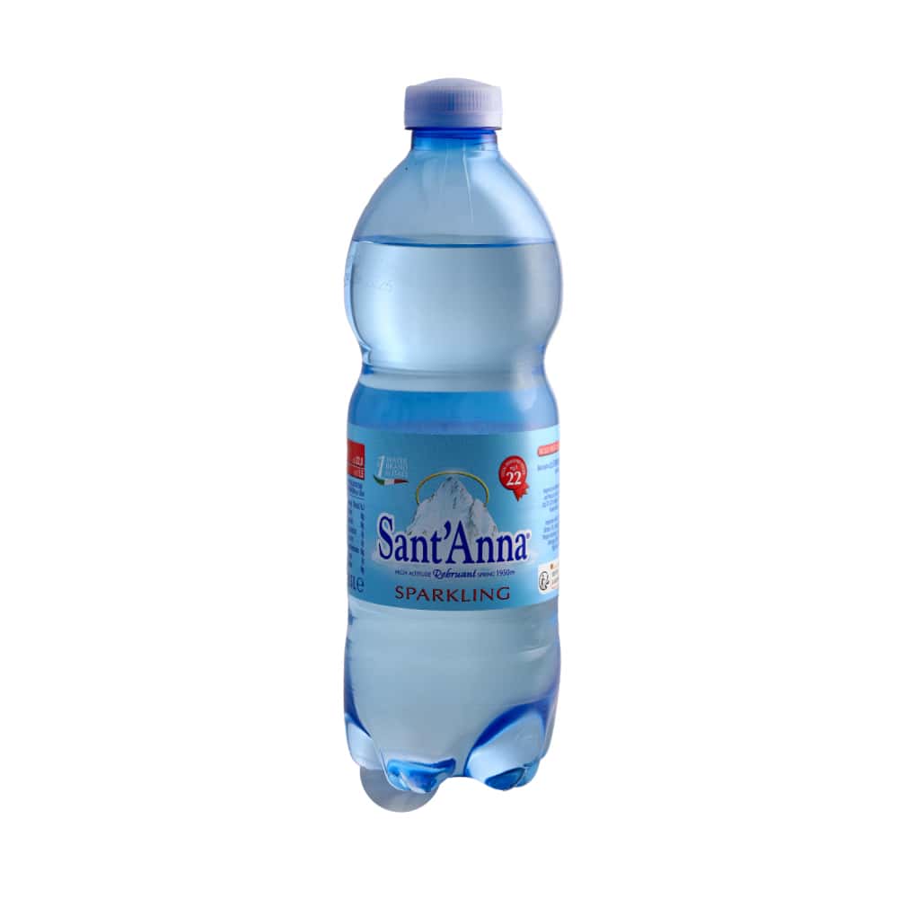Agua mineral natural con gas Sant'Anna (500 ml) - Miniatura 1