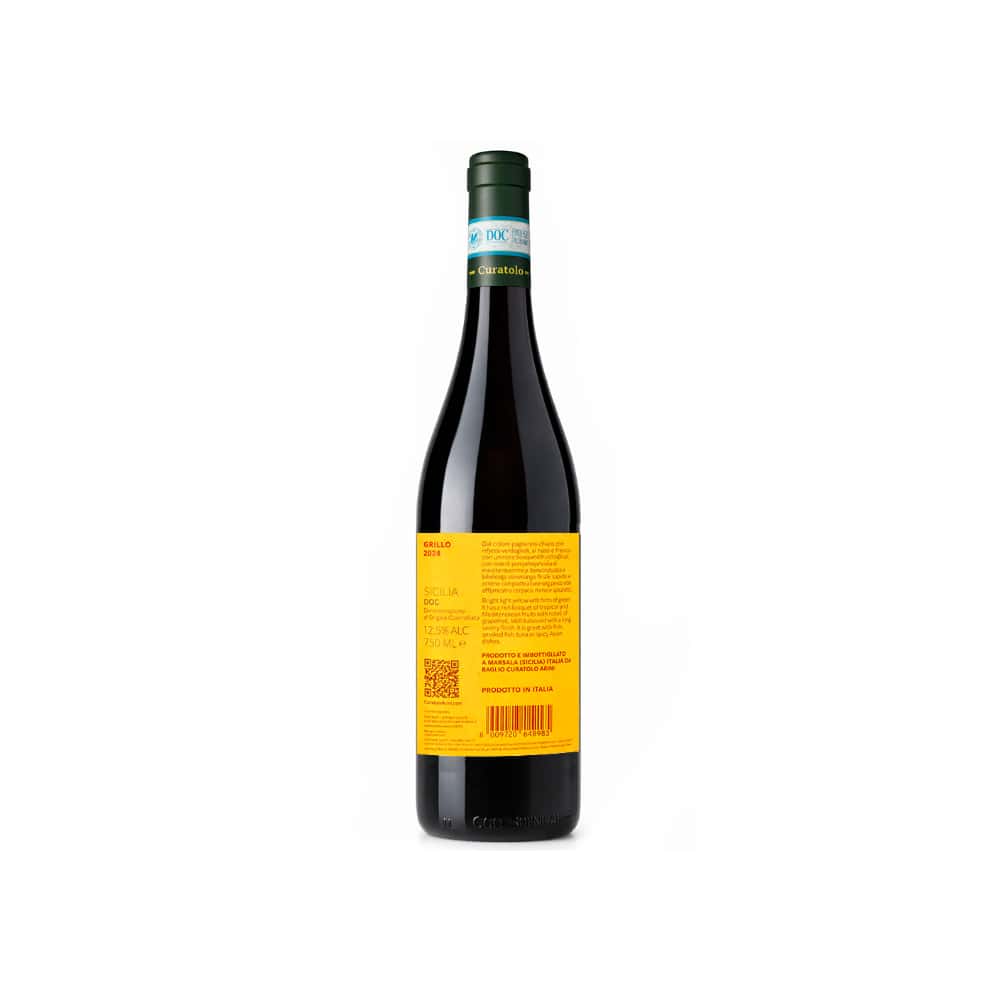 Vino blanco Grillo de Sicilia Curatolo Arini (750 ml) - Miniatura 2