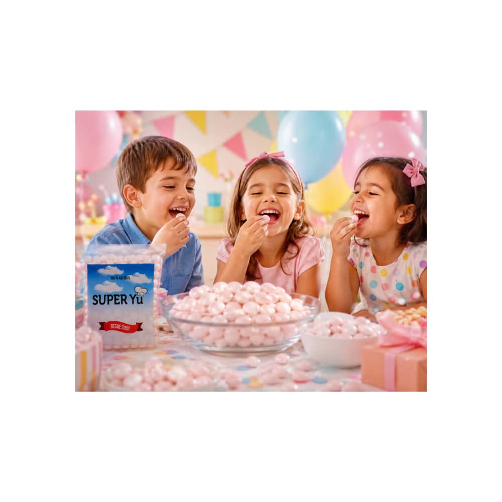 Bolsa de caramelos masticables con sabor tutti frutti Super Yu (812 g / 1.79 lb) - Miniatura 4