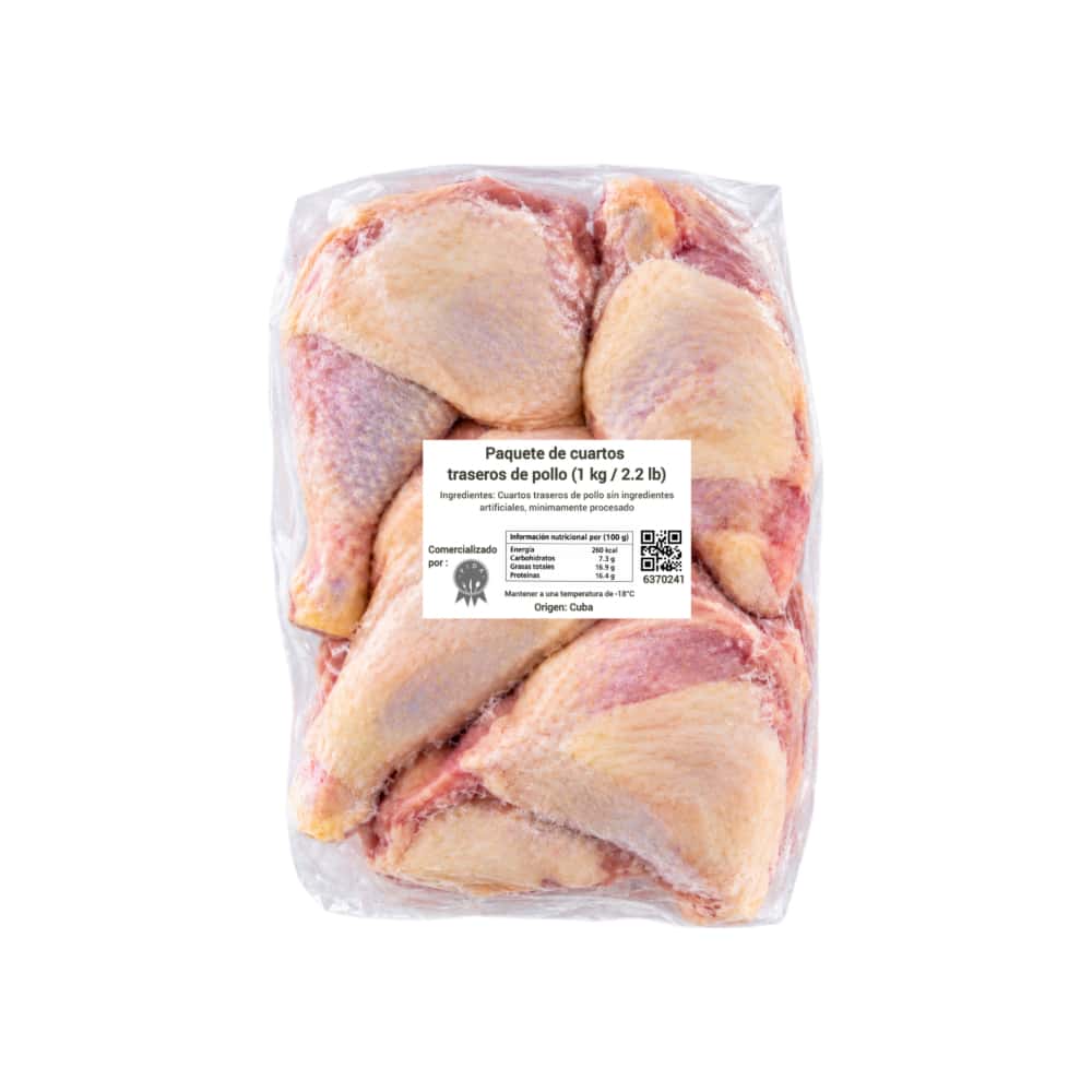 Paquete de cuartos traseros de pollo Pida (1 kg / 2.2 lb) - Miniatura 2