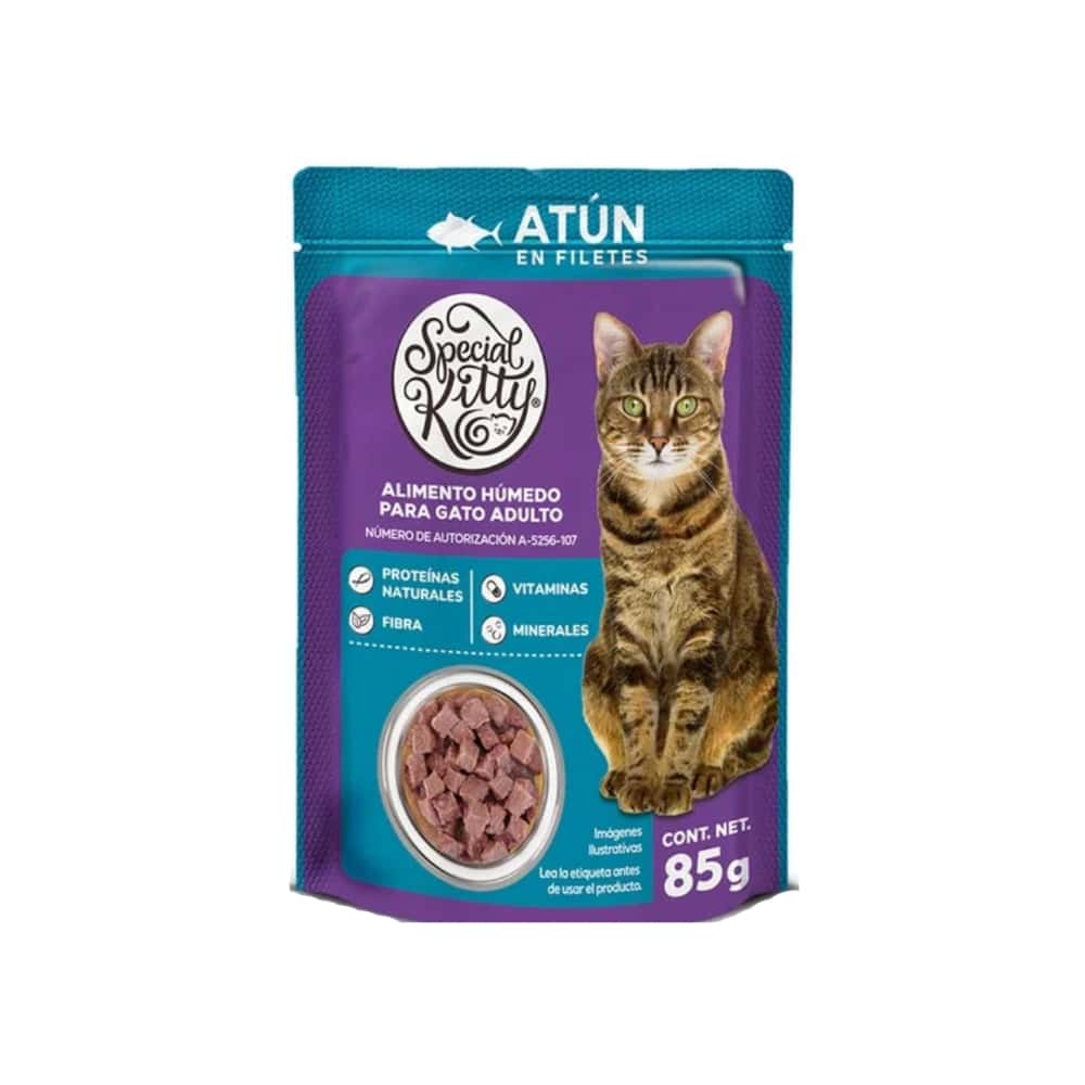 Alimento húmedo para gato adulto atún en filete Special Kitty (85 g / 3 oz) - Miniatura 1