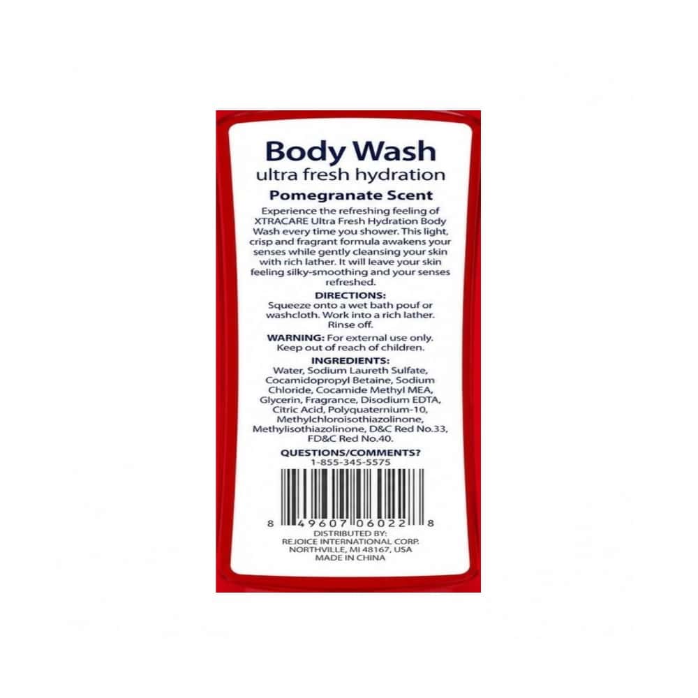 Gel de baño hidratación ultra fresca con aroma a granada XtraCare (443 ml / 15 fl oz) - Miniatura 3