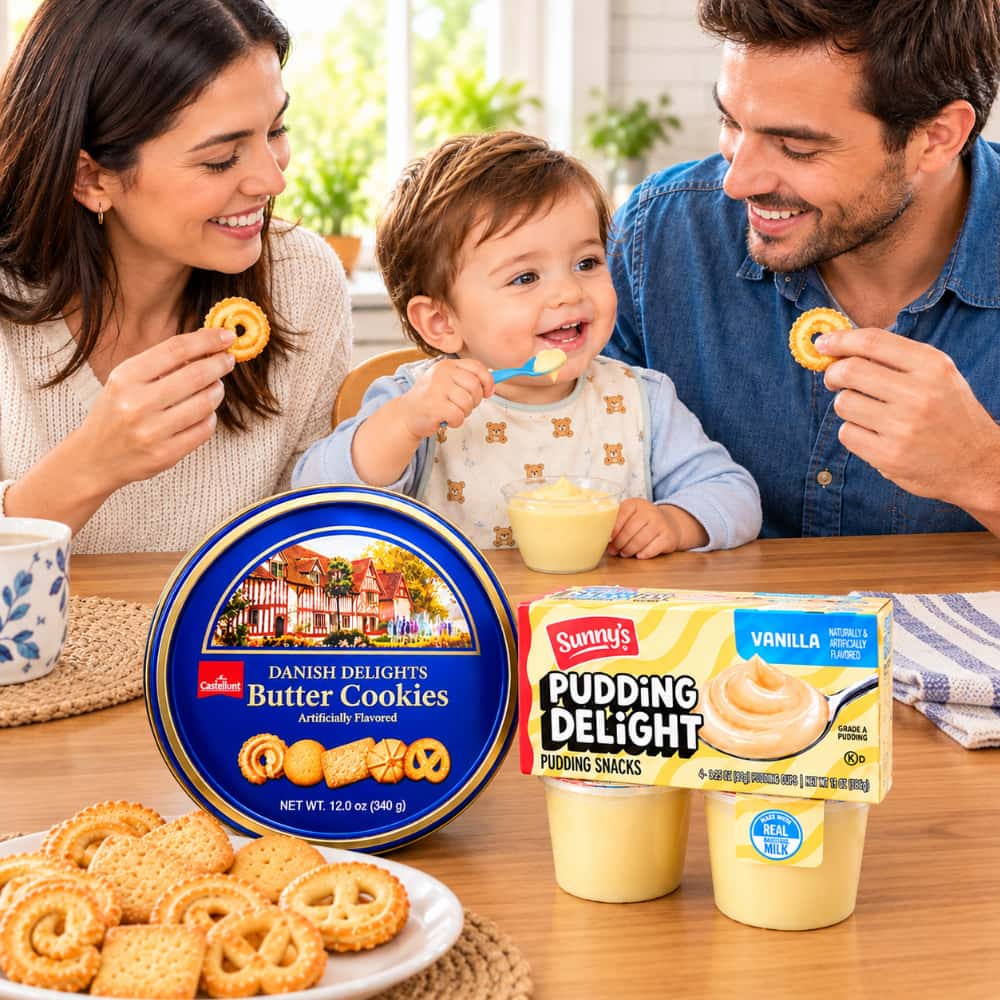 Galletas de mantequilla danesas y natillas de vainilla - Miniatura 5