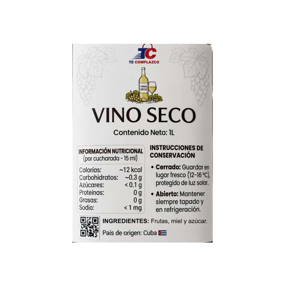 Vino seco Te Complazco (1 L) - Miniatura 2