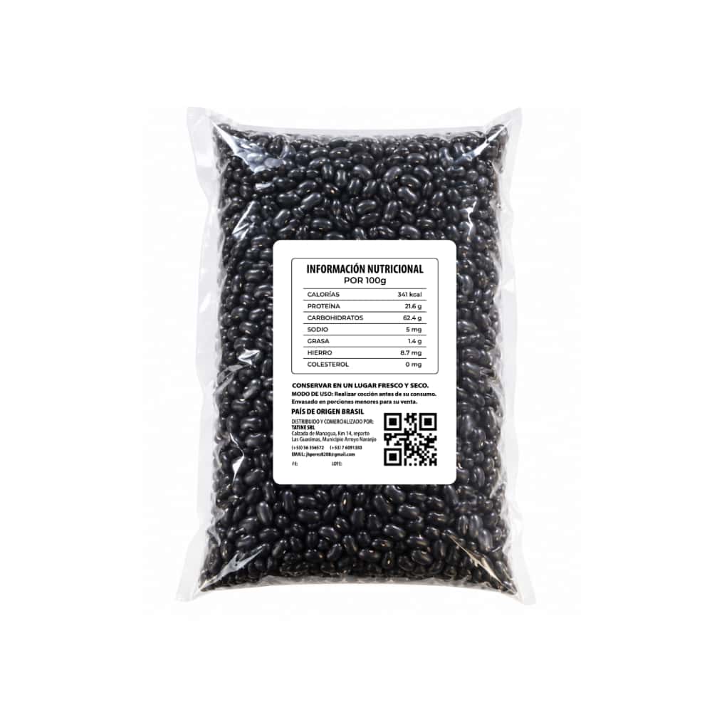 Frijoles negros Tatine (6 x 454 g / 1 lb) - Miniatura 3