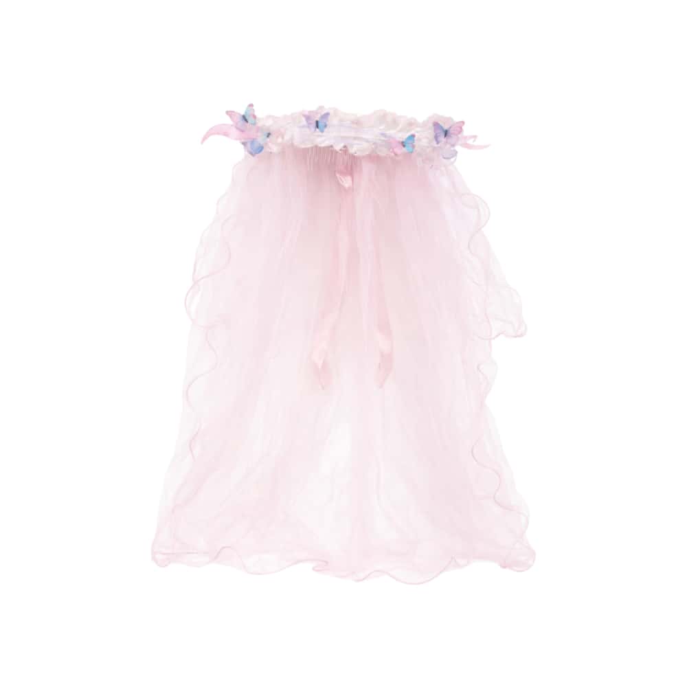 Velo rosado para niña Tiara - Miniatura 1