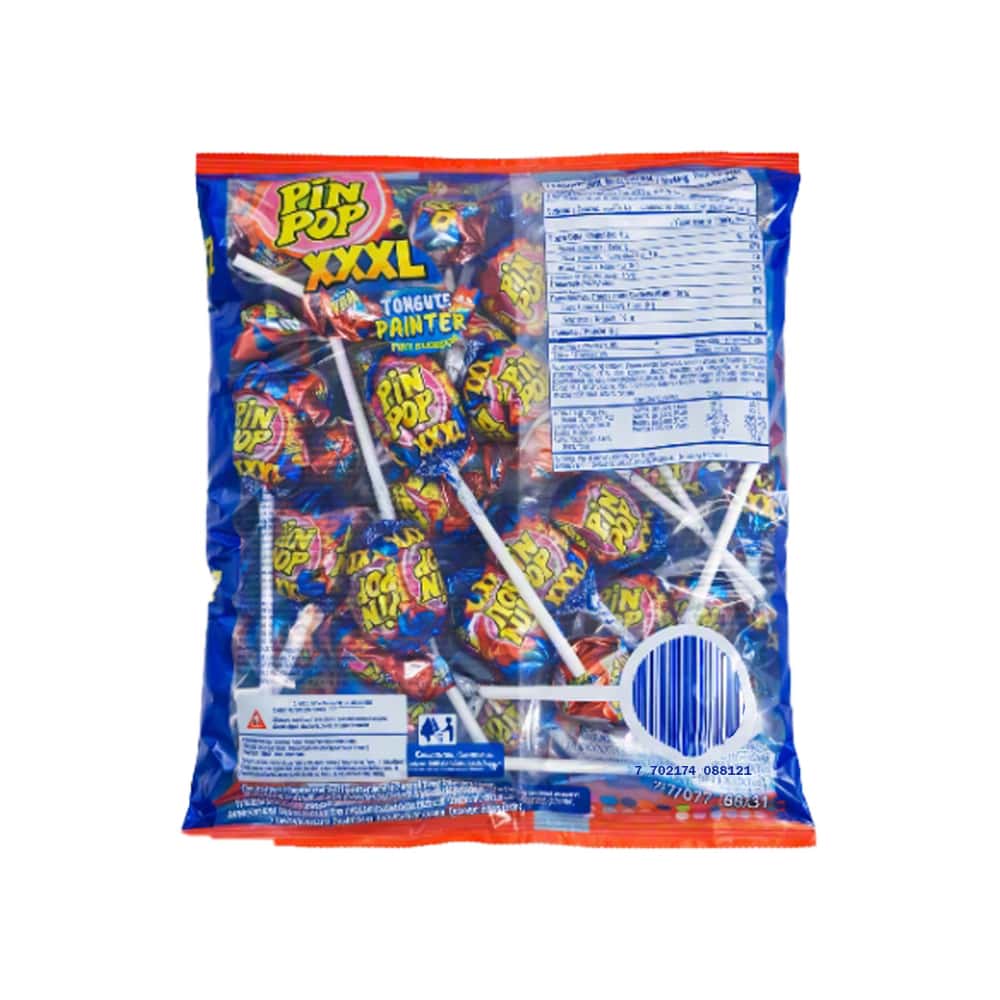 Paquete de Chupa chupa sabores surtidos XXXL Pin Pop (480 g / 16.93 oz) - Miniatura 2