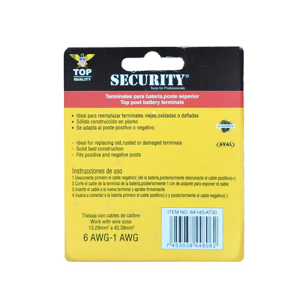 Juego de bornes para batería Security - Miniatura 5