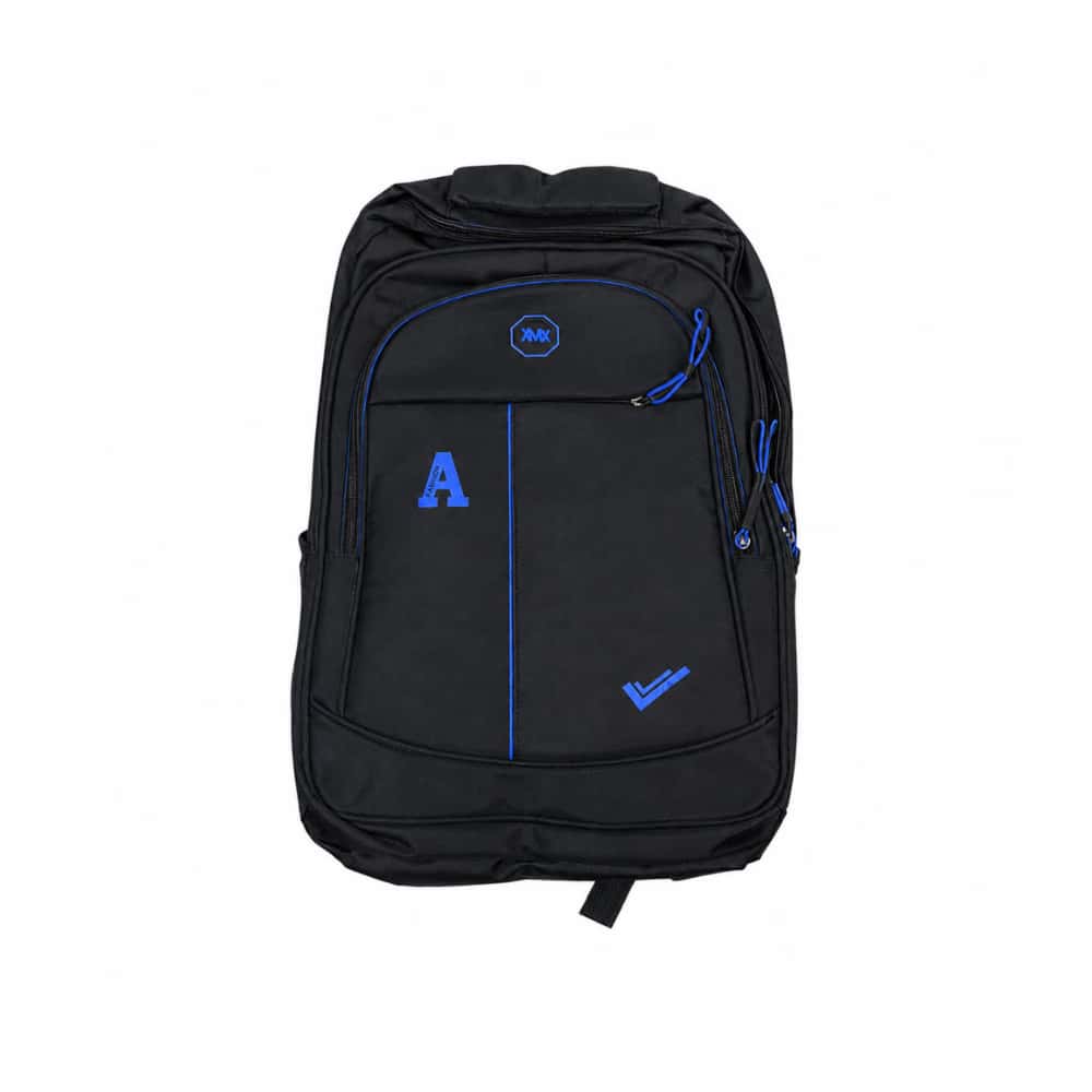 Mochila color negro y azul X.M.X (1 U) - Miniatura 1