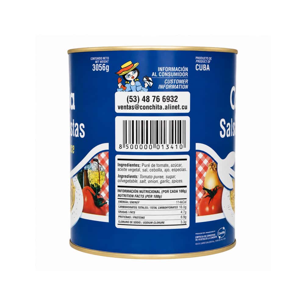 Salsa para pastas Conchita (3 x 3.05 kg / 6.72 lb) - Miniatura 2