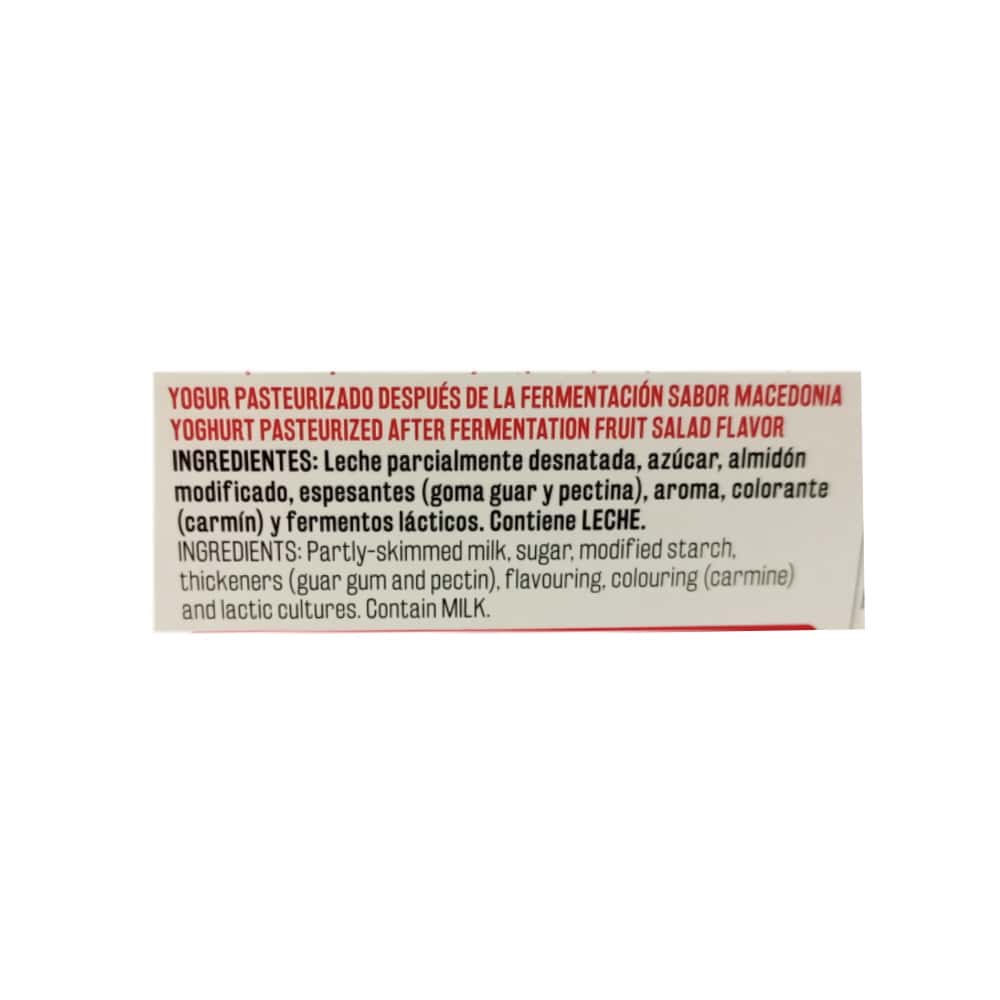 Yogurt pasteurizado de macedonia Vima Foods (4 x 100 g / 3.52 oz) - Miniatura 10