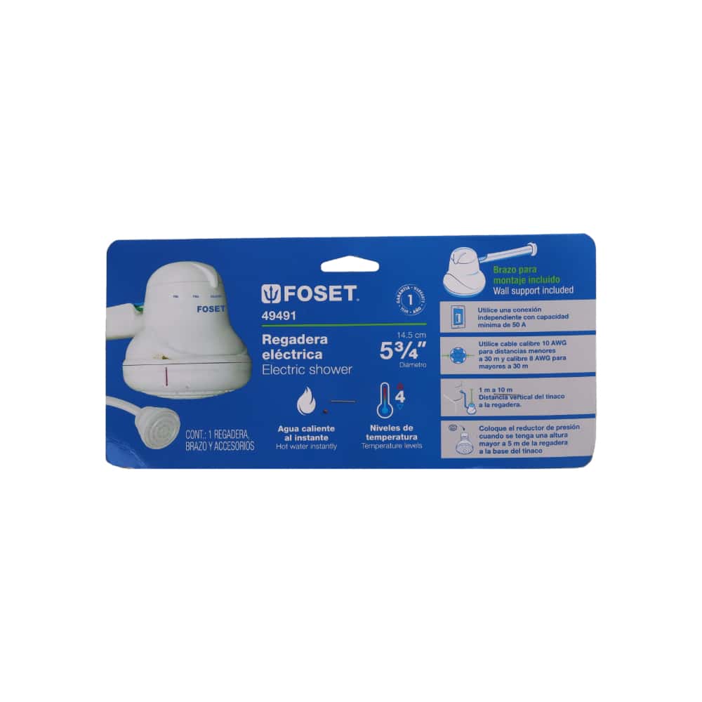 Ducha eléctrica 5400 E Foset REGEL-4 - Miniatura 2