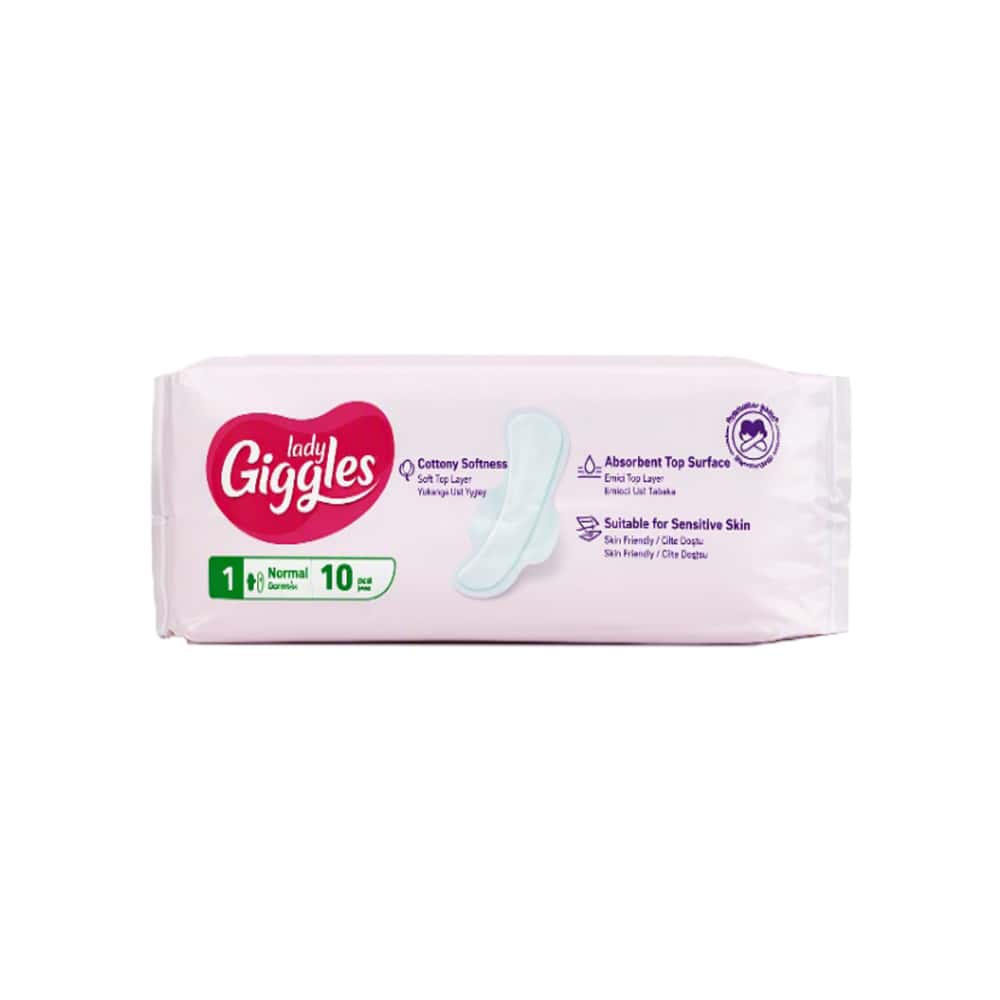 Toallas sanitarias talla 1 normal Lady Giggles (10 U) - Miniatura 1