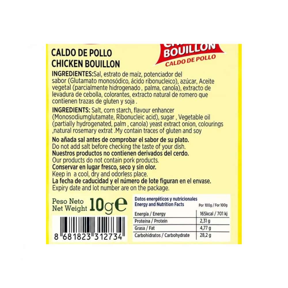 Caldo de pollo Golden Best (10 g / 0.35 oz) - Miniatura 3