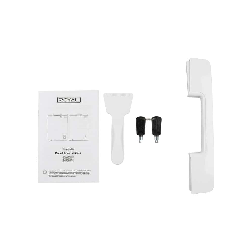 Congelador horizontal de 3.5 pies cúbicos (99 L) color blanco Royal RFH35 - Miniatura 5