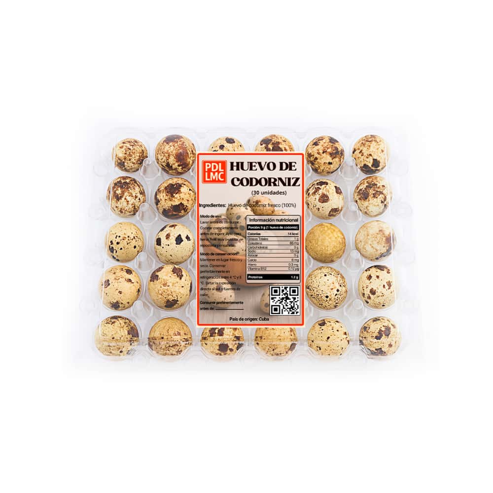 Huevo criollo de codorniz PDL LMC (30 U) - Miniatura 1