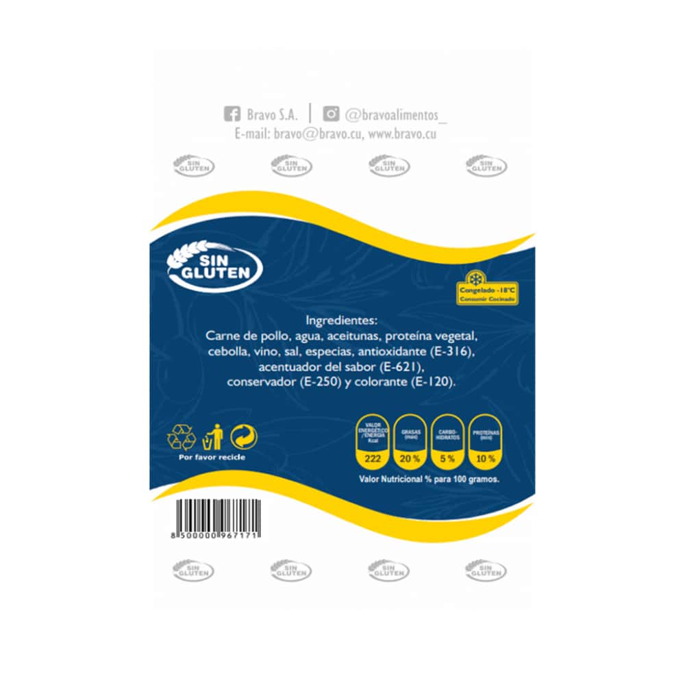 Picadillo condimentado con aceitunas Bravo ( 5 x 400 g / 14.10 oz) - Miniatura 3