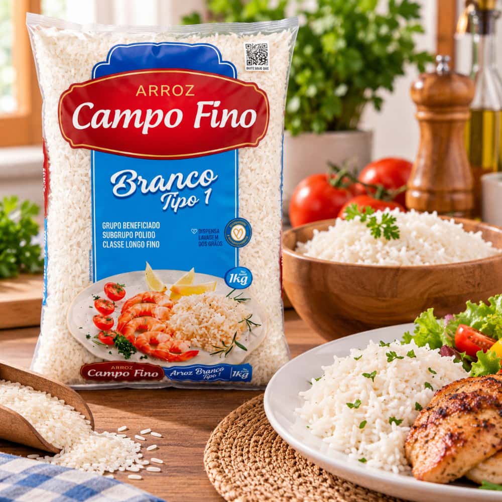 Arroz blanco Campo Fino (1 kg / 2.2 lb) - Miniatura 4