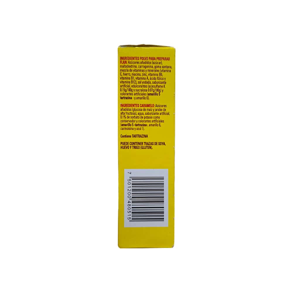 Polvo para preparar postre estilo flan sabor vainilla con caramelo Pronto (136 g / 4.79 oz) - Miniatura 5