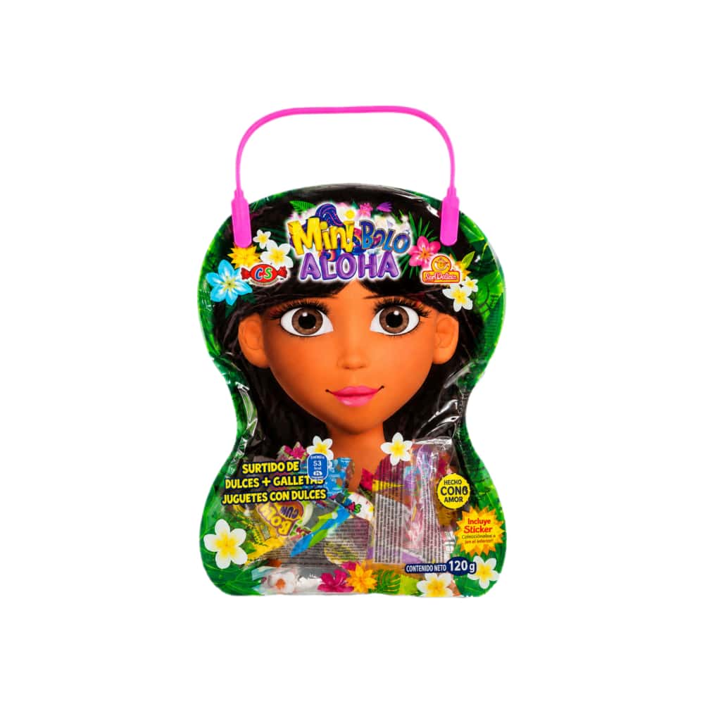 Surtido de dulces, galletas y juguetes con dulces con forma de princesa aloha Las Delicias (120 g / 4.23 oz) - Miniatura 1