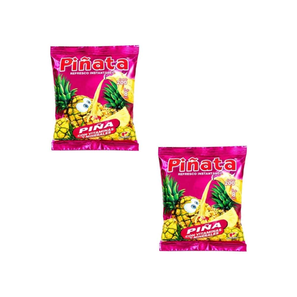 Refresco instantáneo sabor piña Piñata (2 x 200 g / 7.05 oz) - Miniatura 1