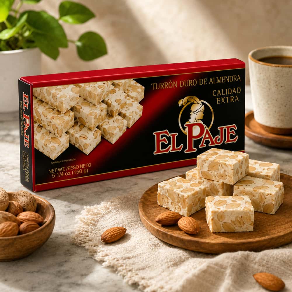 Turrón duro de almendra calidad extra El Paje (3 x 150 g / 5.25 oz) - Miniatura 2