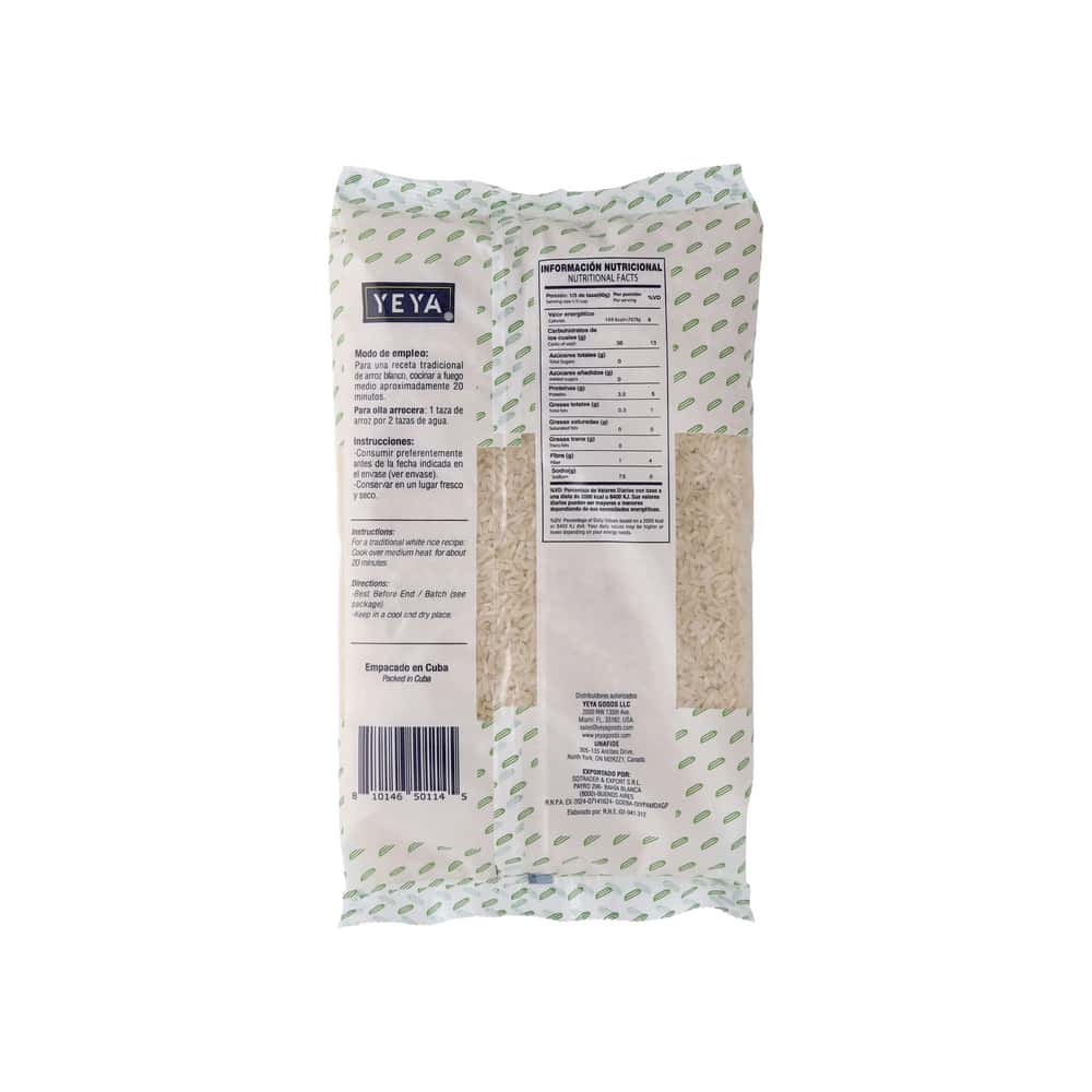 Arroz blanco de grano largo Yeya (1 kg / 2.2 lb) - Miniatura 3