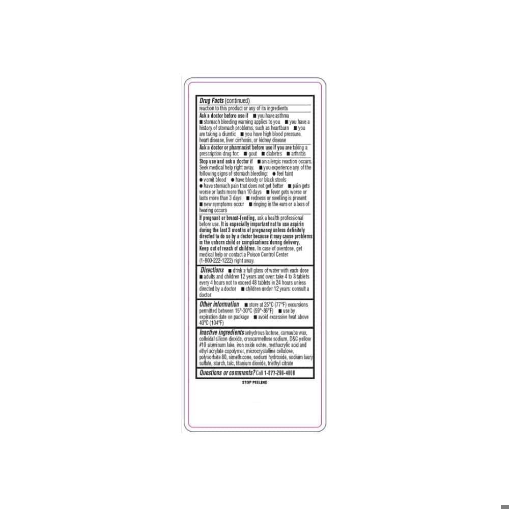 Aspirina. Ácido acetilsalicílico de liberación prolongada 81 mg Timely (120 tabletas) - Miniatura 6