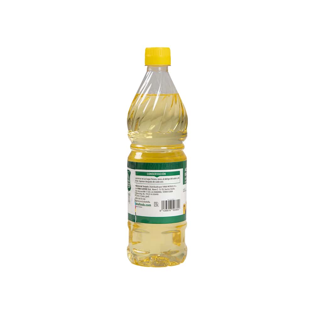Aceite refinado de girasol Vima Foods (4 x 700 ml) - Miniatura 3