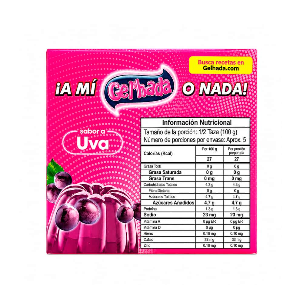 Gelatina de uva Gel´hada (35 g / 1.23 oz) - Miniatura 2