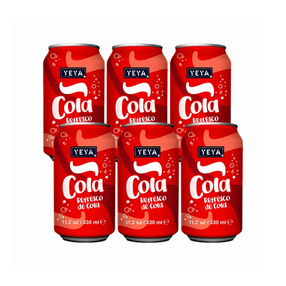 Refresco gaseado de cola YEYA (6 x 330 ml / 11.2 fl oz) - Miniatura 1