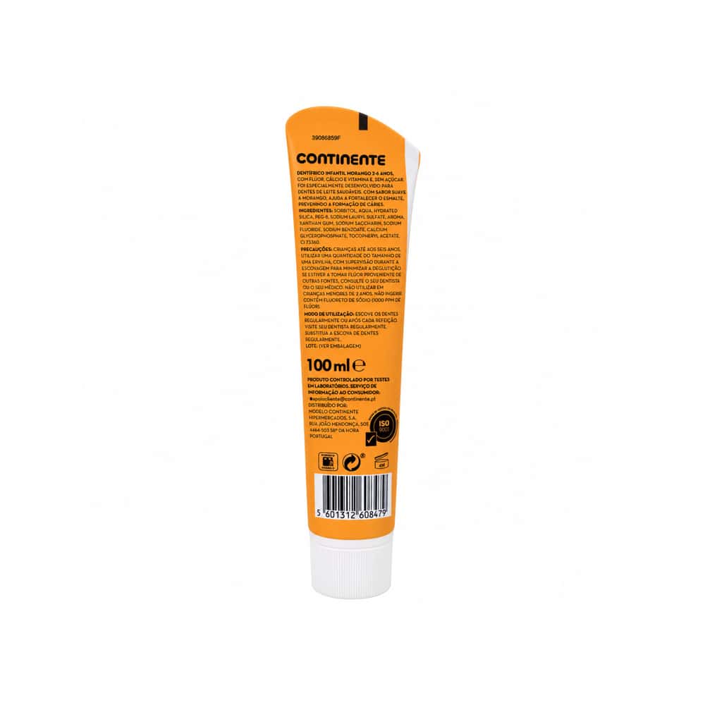 Pasta de dientes infantil sabor fresa Continente (100 ml / 3.38 floz) - Miniatura 2