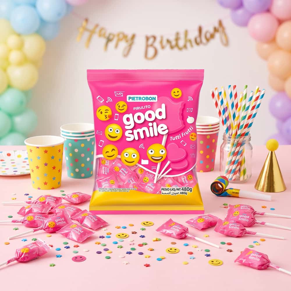 Chupetines sabor tutti frutti Good Smile Pietrobon (480 g / 1.06 lb) - Miniatura 4
