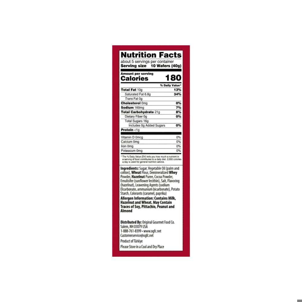 Sorbetos rellenos con crema de avellanas Original Gourmet (200 g / 7.05 oz) - Miniatura 3