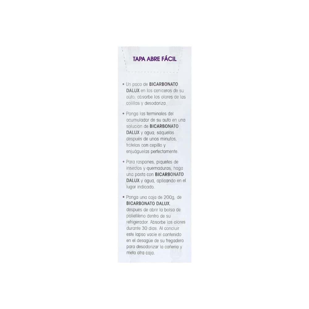 Bicarbonato de sodio puro Dalux (200 g / 7 oz) - Miniatura 4