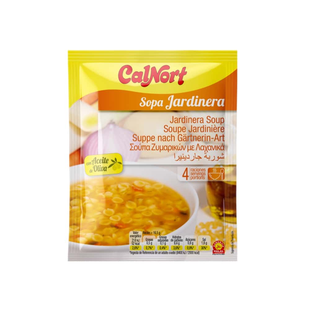 Sopa jardinera con aceite de oliva Calnort (66 g / 2.33 oz) - Miniatura 1