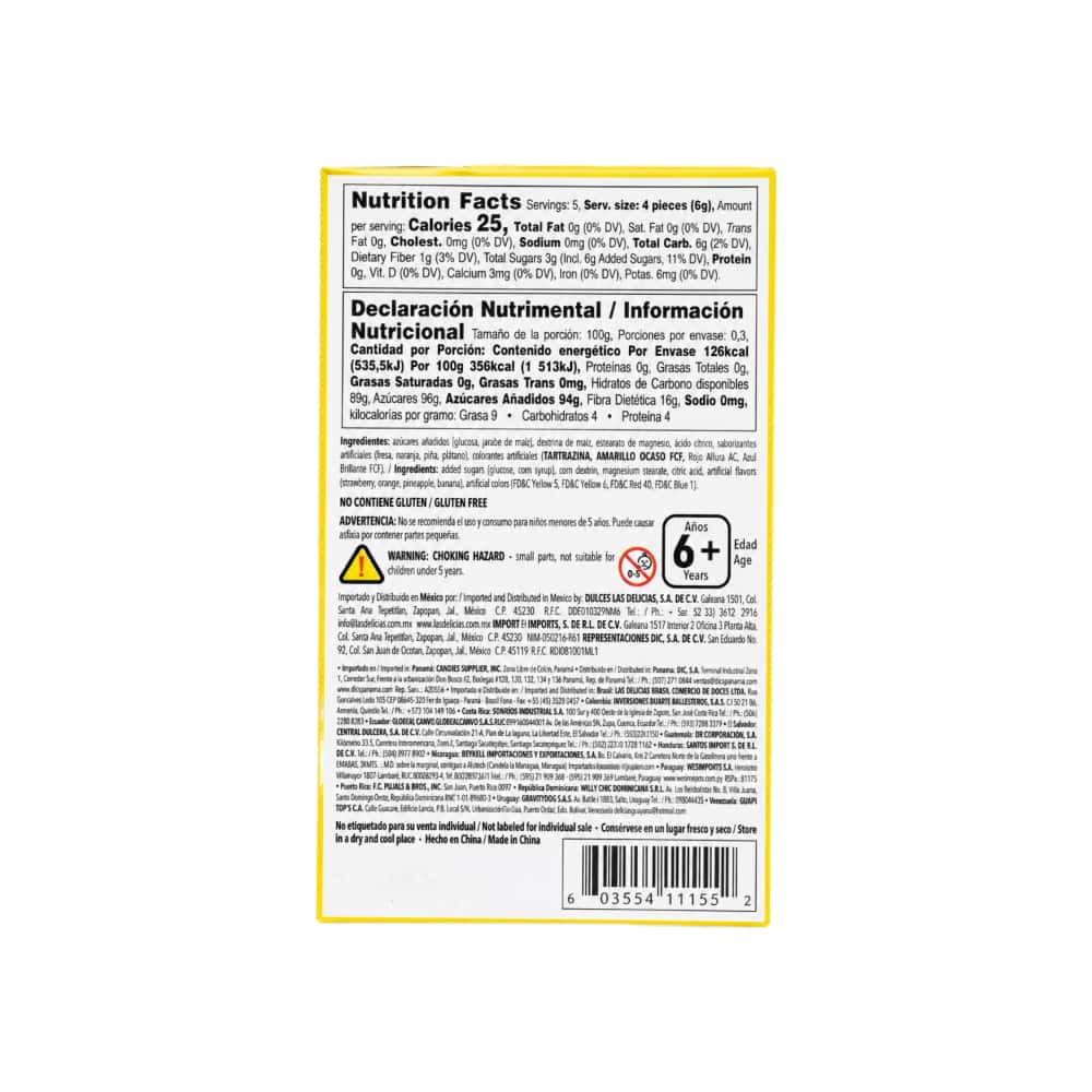 Silbatos en forma de serpientes con caramelos duros Las Delicias (30 g / 1.06 oz) - Miniatura 2