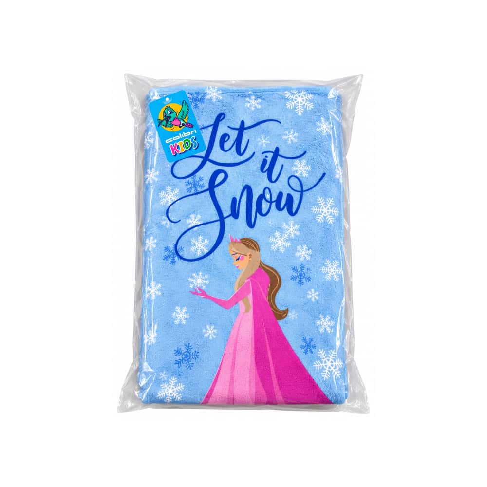 Toalla azul de princesa de hielo 70 cm x 140 cm Colibrí - Miniatura 2