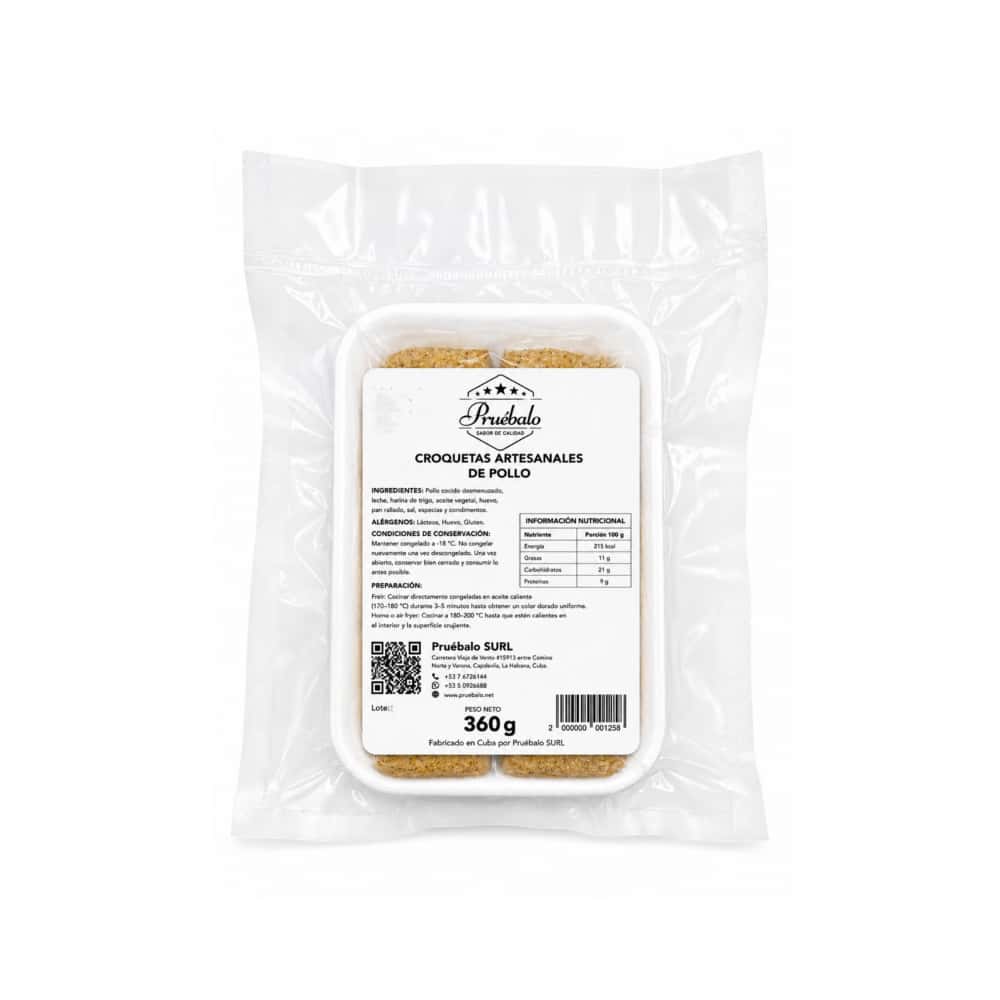 Croquetas artesanales de pollo Pruébalo (360 g / 12.7 oz) - Miniatura 4