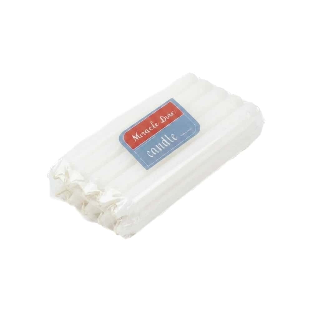 Velas color blanco Miracle Diox (10 U) - Miniatura 1