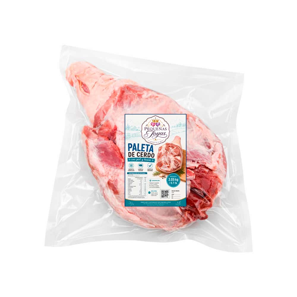 Paleta de cerdo con piel y hueso Pequeñas Joyas (3.05 kg / 6.7 lb) - Miniatura 1