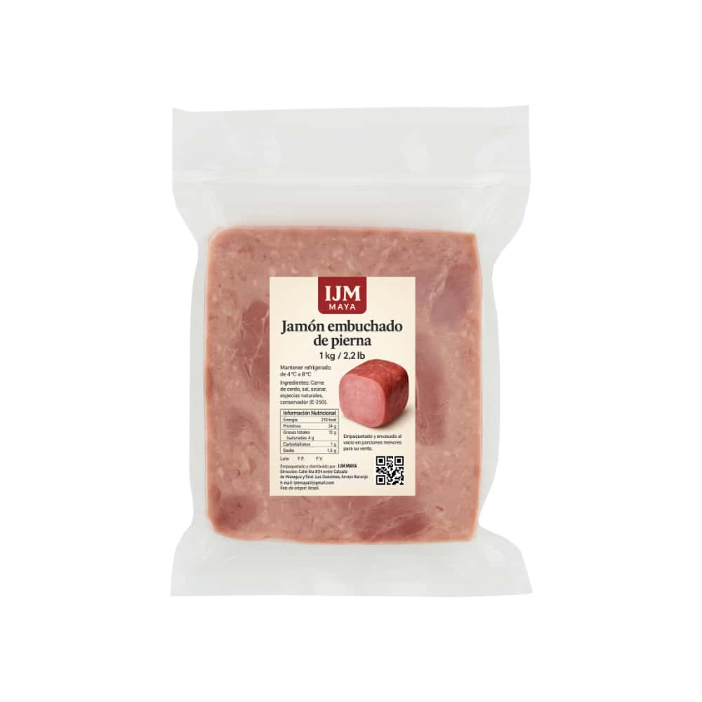 Jamón embuchado de pierna IJM Maya (1 kg / 2.2 lb) - Miniatura 5