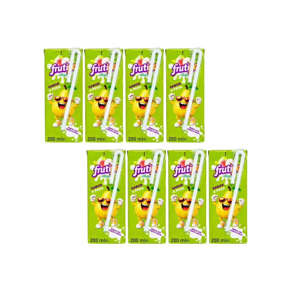 Bebida sabor a pera Frutigo (8 x 200 ml / 6.76 fl oz) - Miniatura 1