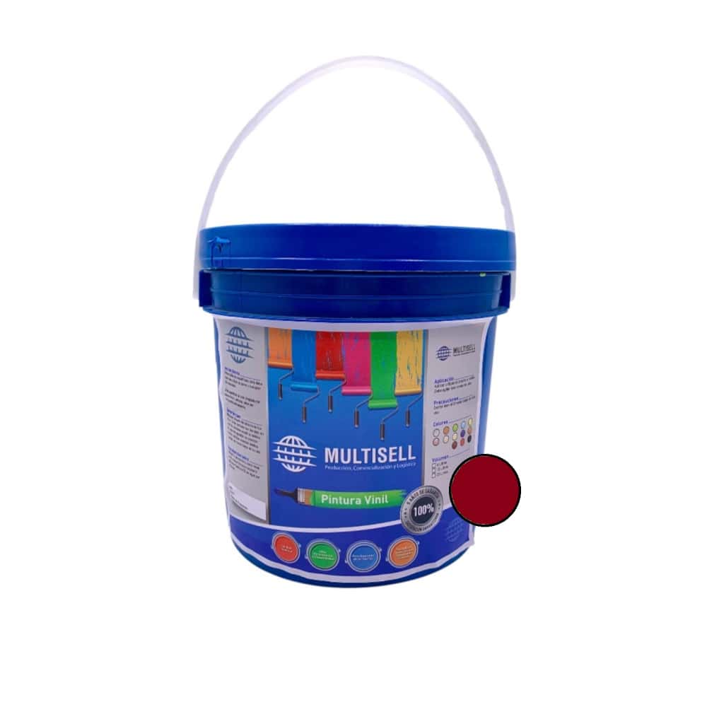 Pintura vinil color terracota Multisell (4 L) - Miniatura 1