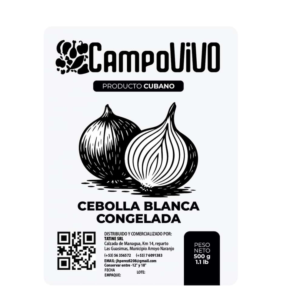 Cebolla blanca congelada Campo Vivo (500 g / 1.1 lb) - Miniatura 3